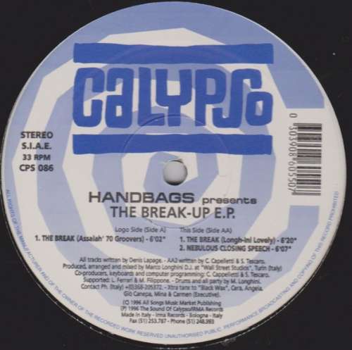 Cover Handbags - The Break-Up EP (12, EP) Schallplatten Ankauf