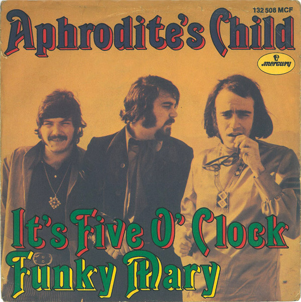 Cover Aphrodite's Child - It's Five O' Clock / Funky Mary (7, Single) Schallplatten Ankauf