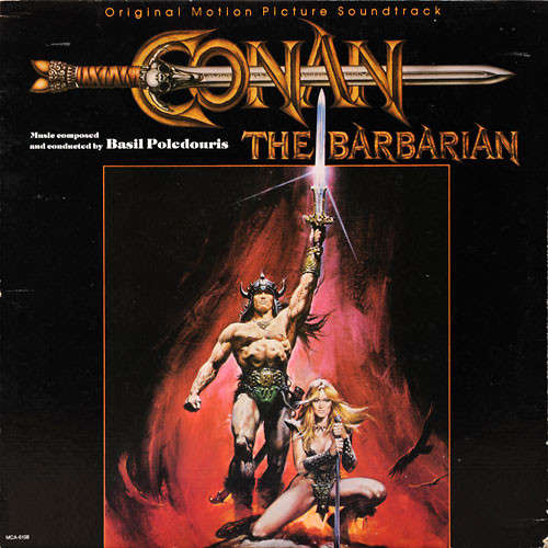 Cover Basil Poledouris - Conan The Barbarian (LP) Schallplatten Ankauf