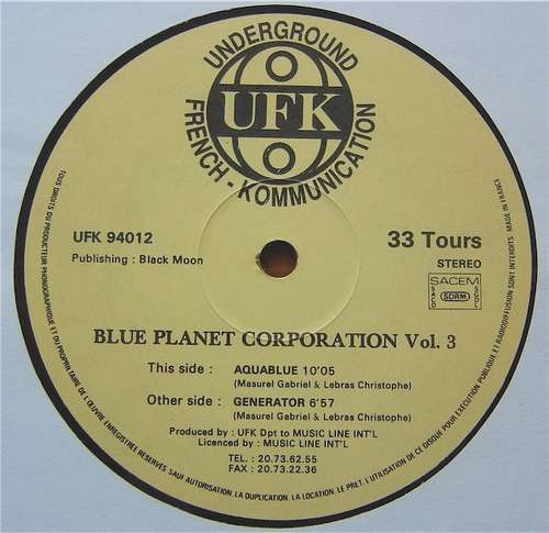 Cover Blue Planet Corporation - Vol. 3 (12) Schallplatten Ankauf