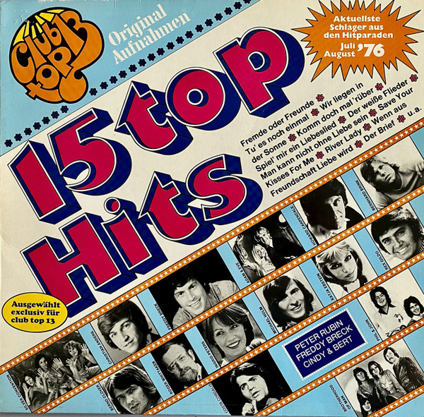 Cover Various - Club Top 13 - 15 Top Hits Juli/August '76 (LP, Comp) Schallplatten Ankauf