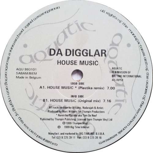 Cover Da Digglar - House Music (12) Schallplatten Ankauf
