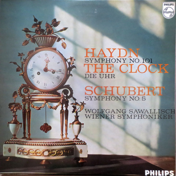 Cover Haydn* / Schubert* - Wolfgang Sawallisch, Wiener Symphoniker - Symphony No. 101 / Symphony No. 5 (LP, Mono, RE) Schallplatten Ankauf