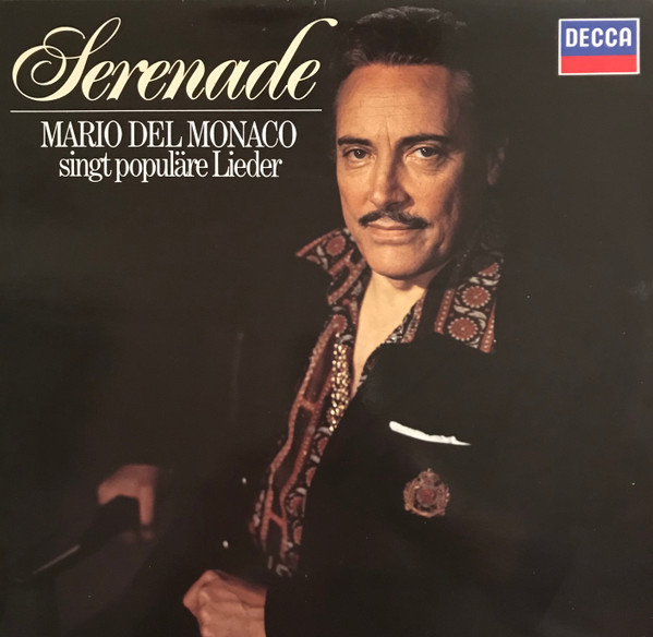 Cover Mario del Monaco, Mantovani And His Orchestra - Serenade, Mario del Monaco singt populare Lieder (LP, Album) Schallplatten Ankauf