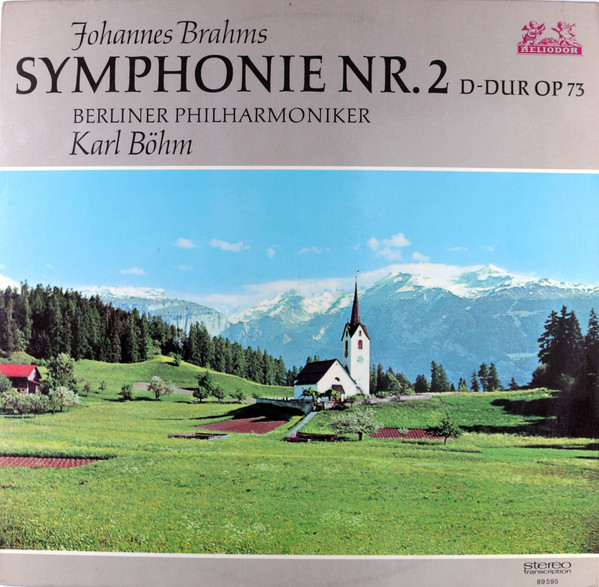Cover Johannes Brahms, Karl Böhm, Berlin Philharmonic Orchestra* - Brahms: Symphony No. 2 D Major Op. 73 (LP, Album) Schallplatten Ankauf