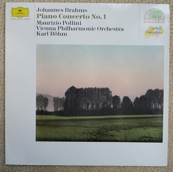 Cover Johannes Brahms / Maurizio Pollini / Wiener Philharmoniker / Karl Böhm - Klavierkonzert Nr. 1 (LP, RE, RM) Schallplatten Ankauf