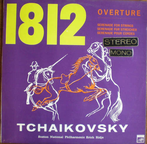 Cover Tchaikovsky*, Boston National Philharmonic • Erich Ridje - 1812 Overture / Serenade For Strings (LP, Album, lam) Schallplatten Ankauf