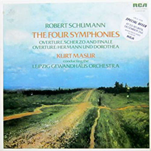 Cover Gewandhausorchester Leipzig, Kurt Masur - Schumann: The Four Symphonies (3xLP, Album + Box) Schallplatten Ankauf