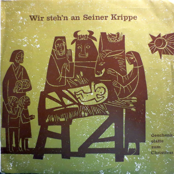 Cover Heinz Vonhoff - Wir Steh'n An Seiner Krippe (Flexi, 7) Schallplatten Ankauf