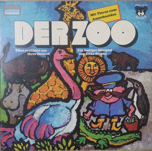 Cover Silke Stobbe - Der Zoo (Tiere Erzählen Aus Ihrer Heimat) (2xLP, Album) Schallplatten Ankauf