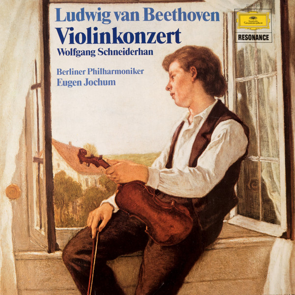 Cover Ludwig Van Beethoven, Wolfgang Schneiderhan, Berliner Philharmoniker, Eugen Jochum - Violinkonzert (LP, RE) Schallplatten Ankauf