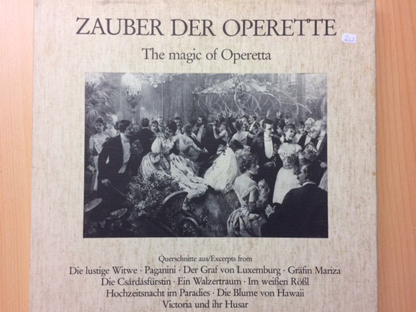 Cover Various - Zauber Der Operette (The  Magic Of Operetta) (5xLP, Box) Schallplatten Ankauf