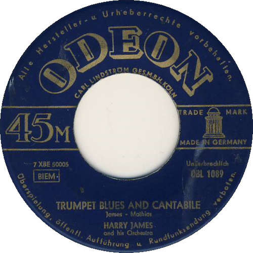 Cover Harry James And His Orchestra - Trumpet Blues And Cantabile / Concerto For Trumpet (7, Mono) Schallplatten Ankauf