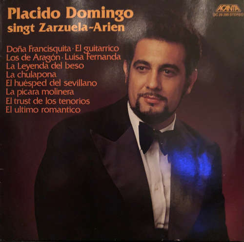 Cover Placido Domingo, Orchestre Symphonique De Barcelone*, Luis A. Garcia Navarro* - Singt Zarzuela-Arien (LP, Album) Schallplatten Ankauf