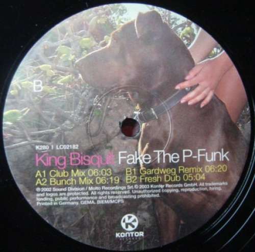 Cover King Bisquit - Fake The P-Funk (12, Single) Schallplatten Ankauf
