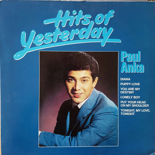 Cover Paul Anka - Hits of Yesterday (LP, Comp) Schallplatten Ankauf