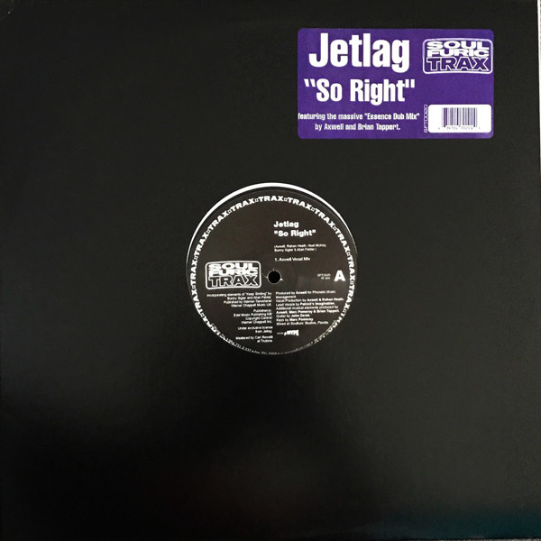 Cover Jetlag - So Right (12) Schallplatten Ankauf