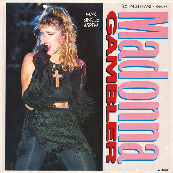 Cover Madonna - Gambler (Extended Dance Remix) (12, Maxi) Schallplatten Ankauf