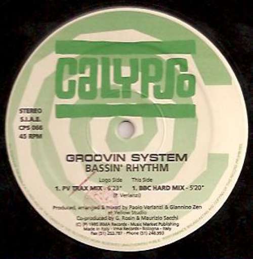 Cover Groovin System - Bassin' Rhythm (12) Schallplatten Ankauf