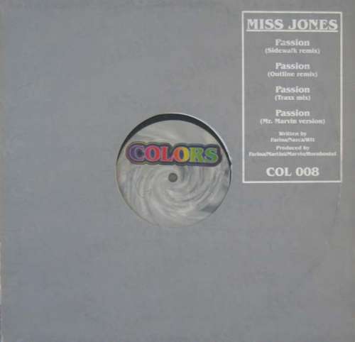Cover Miss Jones - Passion (12) Schallplatten Ankauf