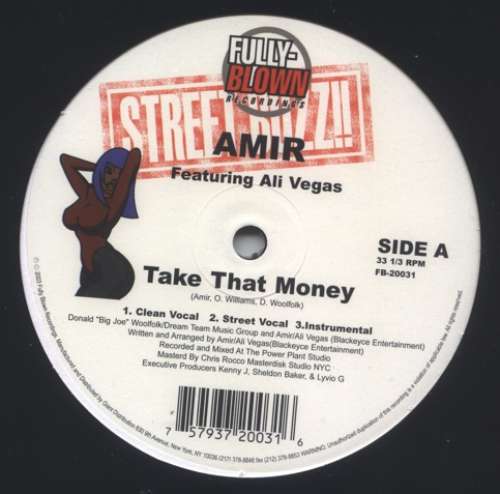 Cover Amir (6) Featuring Ali Vegas - Take That Money (12) Schallplatten Ankauf