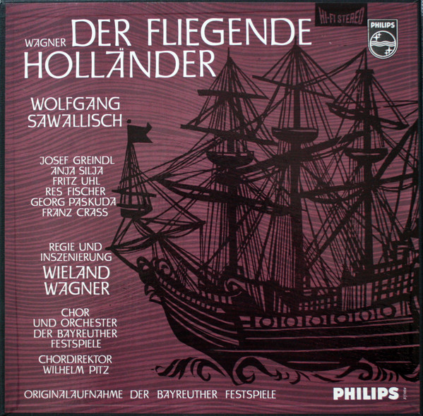 Cover Wagner* - Der Fliegende Holländer (3xLP, RP + Box) Schallplatten Ankauf