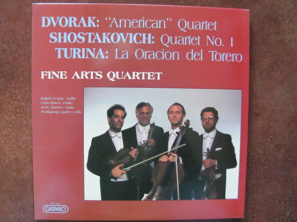 Cover The Fine Arts Quartet, Antonín Dvořák, Dmitri Shostakovich, Joaquín Turina - American Quartet, Quartet No.1, La Oracion Del Torero (LP, Album) Schallplatten Ankauf