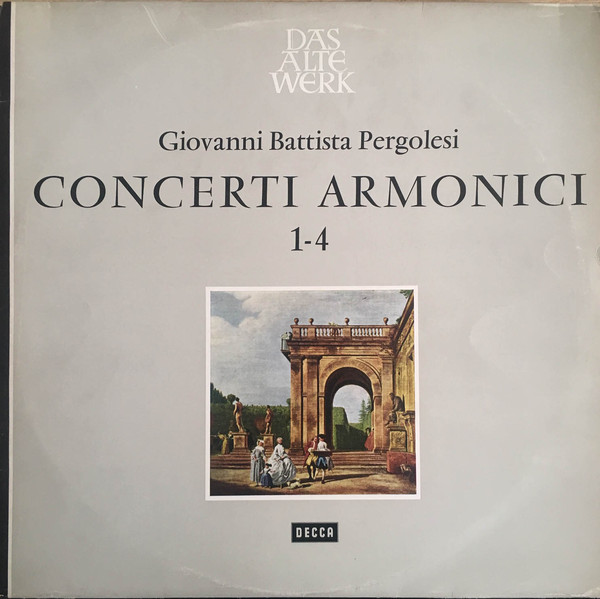 Cover Pergolesi*, Münchinger*, Stuttgart Chamber Orchestra* - Concerti Armonici Nos 1-4 (LP, RE) Schallplatten Ankauf