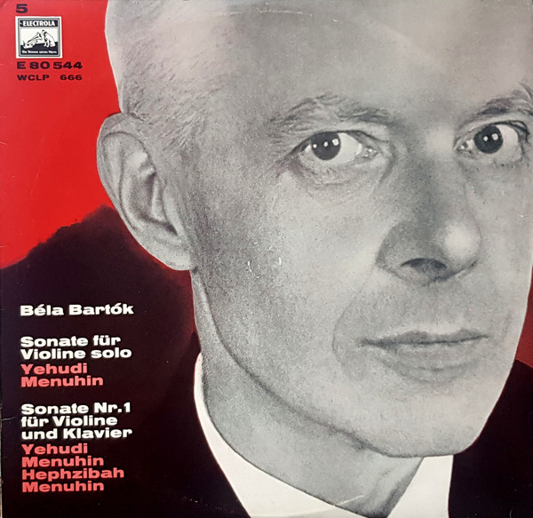 Cover Bartók* - Yehudi Menuhin, Hephzibah Menuhin - Sonate Für Violine Solo - Sonate Nr. 1 Für Violine Und Klavier (LP, Mono) Schallplatten Ankauf