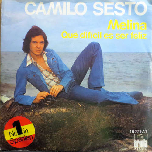 Cover Camilo Sesto - Melina (7, Single) Schallplatten Ankauf