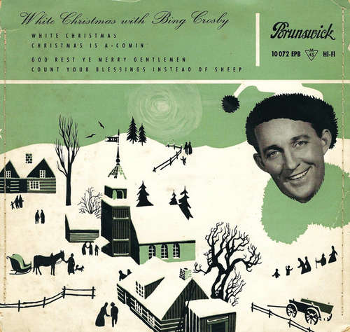 Cover Bing Crosby - White Christmas With Bing Crosby (7, EP) Schallplatten Ankauf