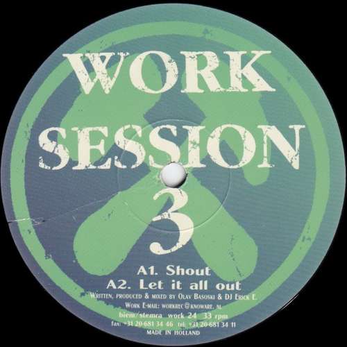 Cover Olav Basoski & DJ Erick E.* - Work Session 3 (12) Schallplatten Ankauf