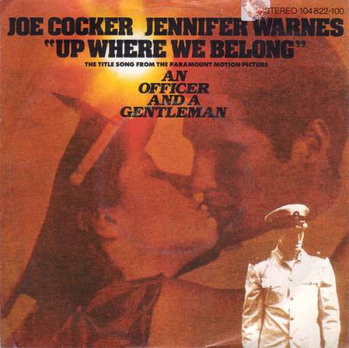 Cover Joe Cocker, Jennifer Warnes - Up Where We Belong (7, Single) Schallplatten Ankauf