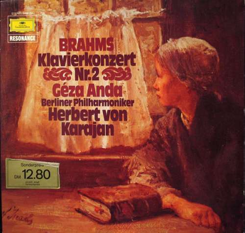 Cover zu Brahms* - Géza Anda, Berliner Philharmoniker, Herbert Von Karajan - Klavierkonzert Nr. 2 (LP, RE) Schallplatten Ankauf
