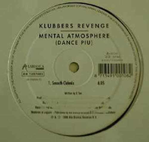 Cover Klubbers Revenge - Mental Atmosphere (Dance Piu) (12) Schallplatten Ankauf