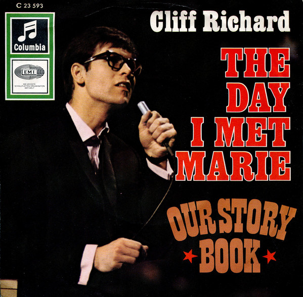 Cover Cliff Richard - The Day I Met Marie / Our Story Book (7, Single) Schallplatten Ankauf