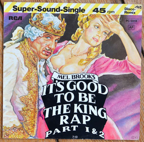 Cover Mel Brooks - It's Good To Be The King Rap (12, Maxi) Schallplatten Ankauf
