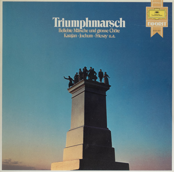 Cover Karajan*, Jochum*, Fricsay* - Triumphmarsch – Beliebte Märsche Und Grosse Chöre (LP, Comp) Schallplatten Ankauf
