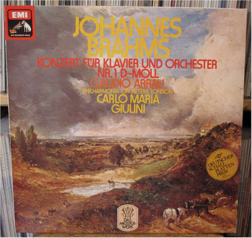 Cover Johannes Brahms - Claudio Arrau, Philharmonia Orchester London*, Carlo Maria Giulini - Konzert Für Klavier Und Orchester Nr. 1 D-moll Op. 15 (LP) Schallplatten Ankauf