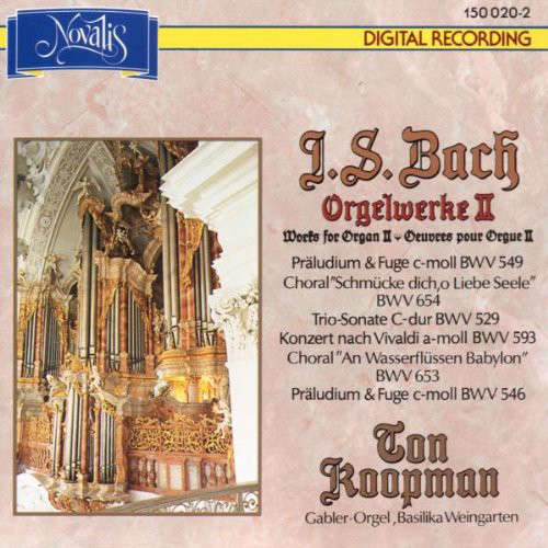 Cover J.S. Bach*, Ton Koopman - Orgelwerke II (LP, Album, Dig) Schallplatten Ankauf