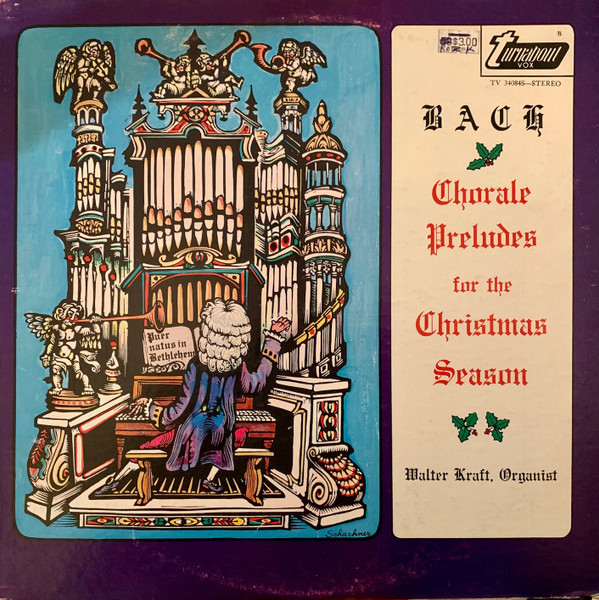 Cover Johann Sebastian Bach, Walter Kraft - Choral Preludes For The Christmas Season (LP, Album) Schallplatten Ankauf
