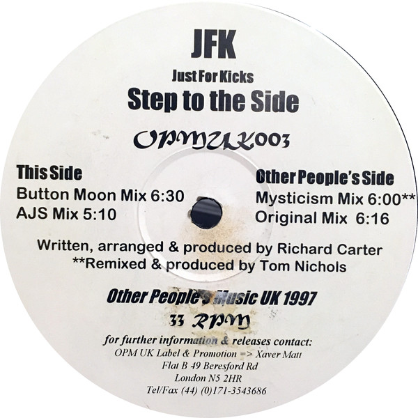Cover Just For Kicks - Step To The Side (12, Promo) Schallplatten Ankauf