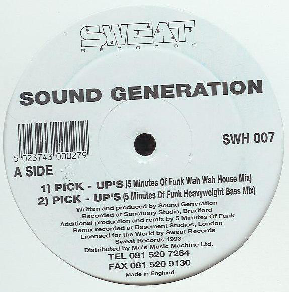 Cover Sound Generation - Pick Up's (12) Schallplatten Ankauf