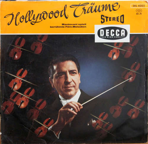 Cover Mantovani - Hollywood Träume - Mantovani Spielt Weltberühmte Film-Melodien (LP, ora) Schallplatten Ankauf