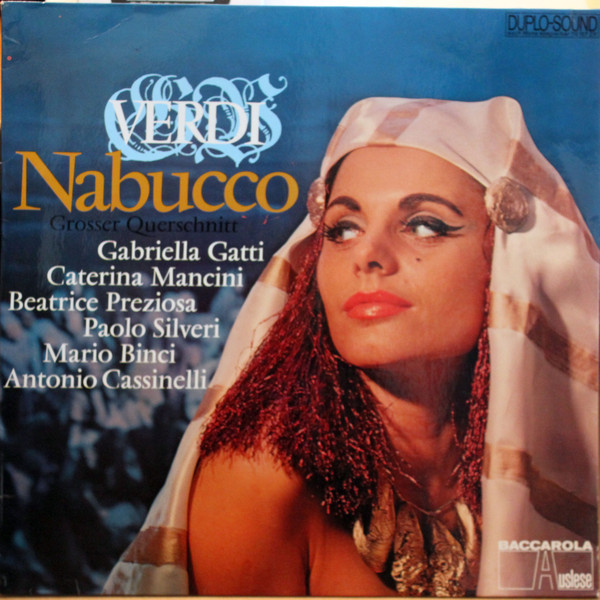 Cover Verdi* - Nabucco (Grosser Querschnitt) (LP, lab) Schallplatten Ankauf