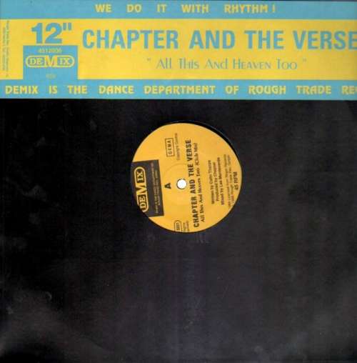 Cover Chapter And The Verse - All This And Heaven Too (12) Schallplatten Ankauf