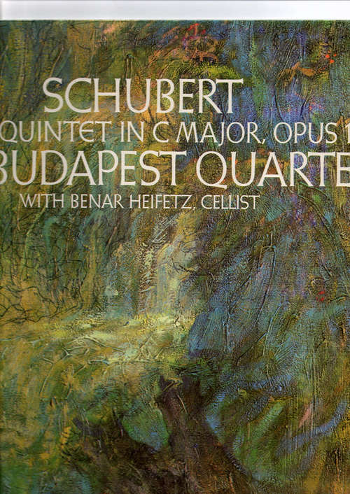 Bild Schubert* / The Budapest Quartet*, Benar Heifetz - String Quintet In C Major, Opus 163 (LP, Mono) Schallplatten Ankauf