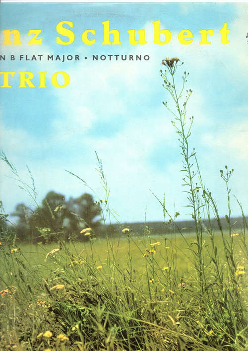 Cover Franz Schubert - Suk Trio - Piano Trio In B Flat Major • Notturno (LP) Schallplatten Ankauf