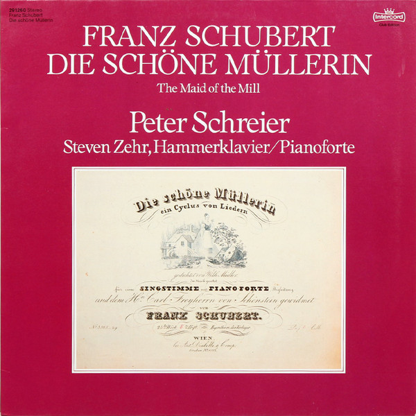 Cover Franz Schubert, Peter Schreier - Die Schöne Müllerin (LP, Album) Schallplatten Ankauf