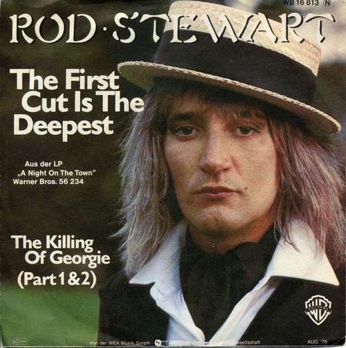 Cover Rod Stewart - The First Cut Is The Deepest (7, Single) Schallplatten Ankauf